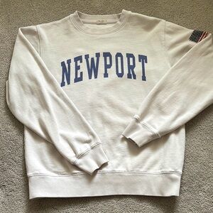Brandy Melville Newport White Crewneck